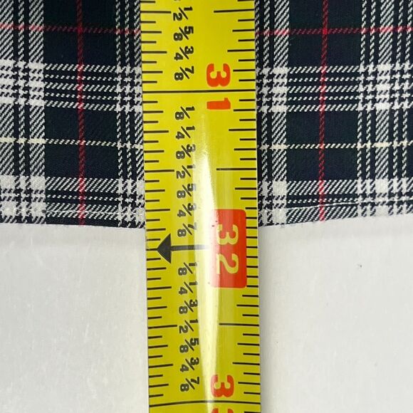 Brooks Brothers 346 Sz Mens M Non-Iron B&W Plaid Long-Sleeve Button-Down Shirt - Picture 10 of 10